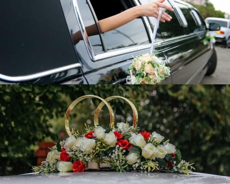 personalize limousine car in your wedding